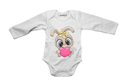 Easter Bunny Heart - Baby Grow