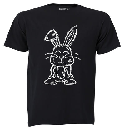 Easter Bunny Sketch - Kids T-Shirt