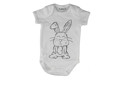 Easter Bunny Sketch - Baby Grow