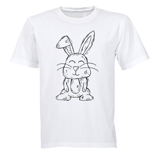 Easter Bunny Sketch - Kids T-Shirt - BuyAbility South Africa