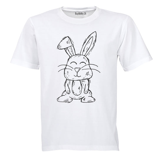 Easter Bunny Sketch - Kids T-Shirt