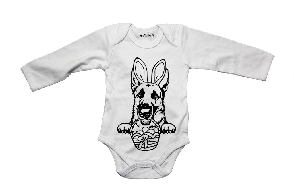 Easter German Shepherd - Baby Grow