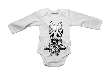 Easter German Shepherd - Baby Grow