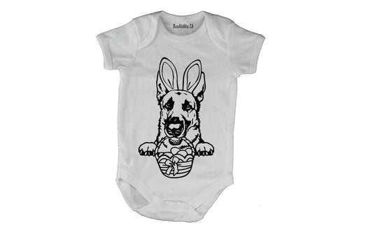 Easter German Shepherd - Baby Grow