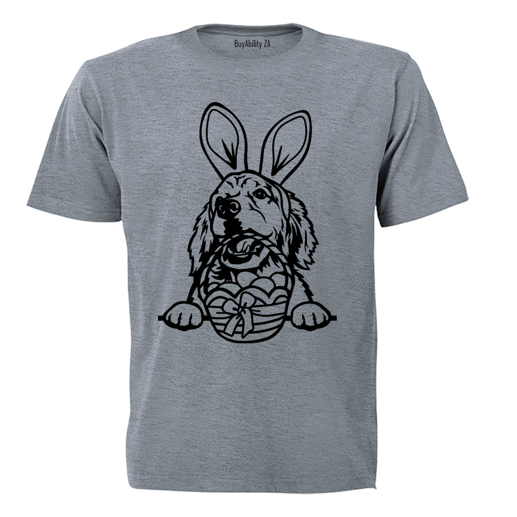Easter Golden Retriever - Kids T-Shirt