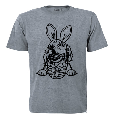 Easter Golden Retriever - Kids T-Shirt