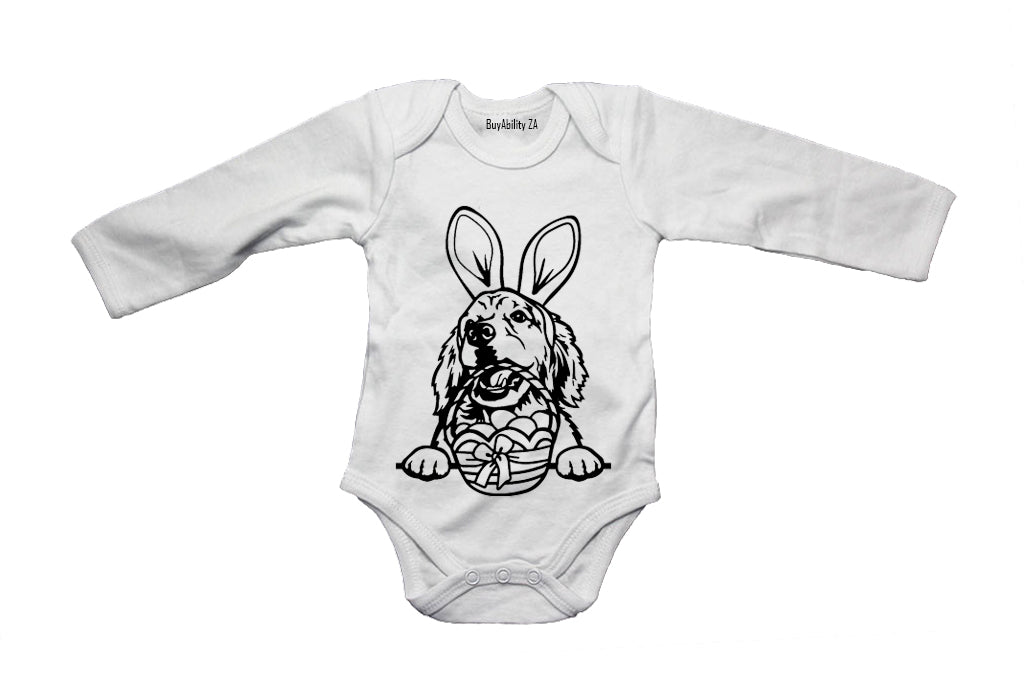 Easter Golden Retriever - Baby Grow