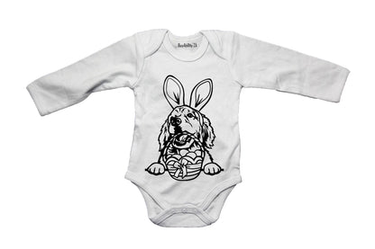Easter Golden Retriever - Baby Grow