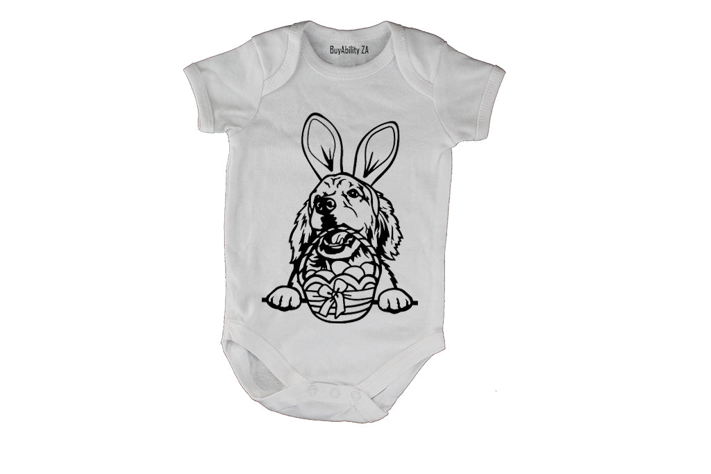 Easter Golden Retriever - Baby Grow