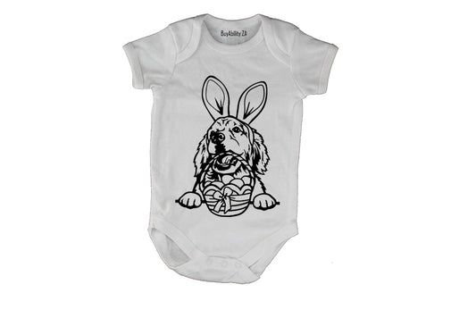 Easter Golden Retriever - Baby Grow