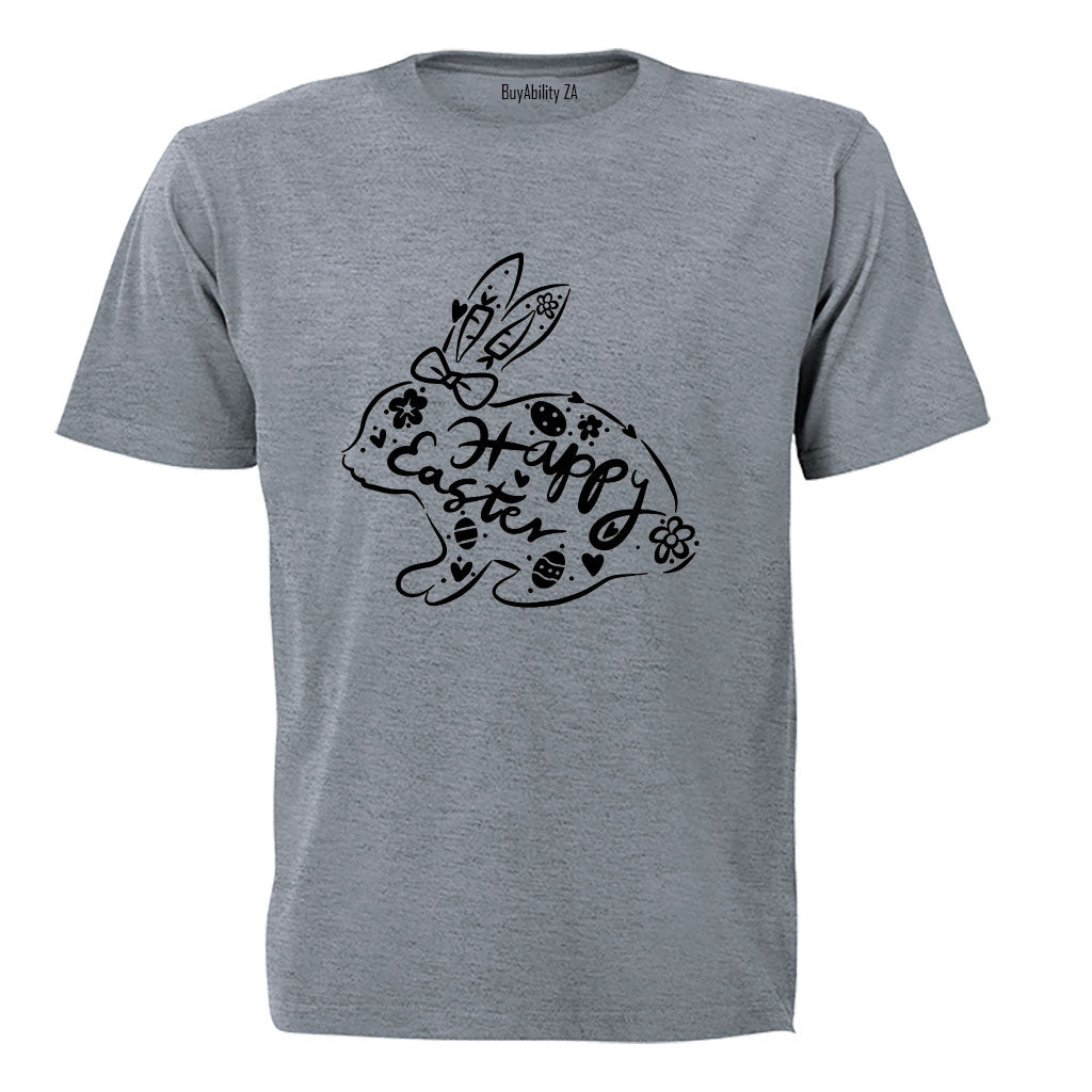Easter Bunny Doodle - Kids T-Shirt