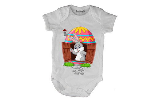 Easter Bunny House - Baby Grow