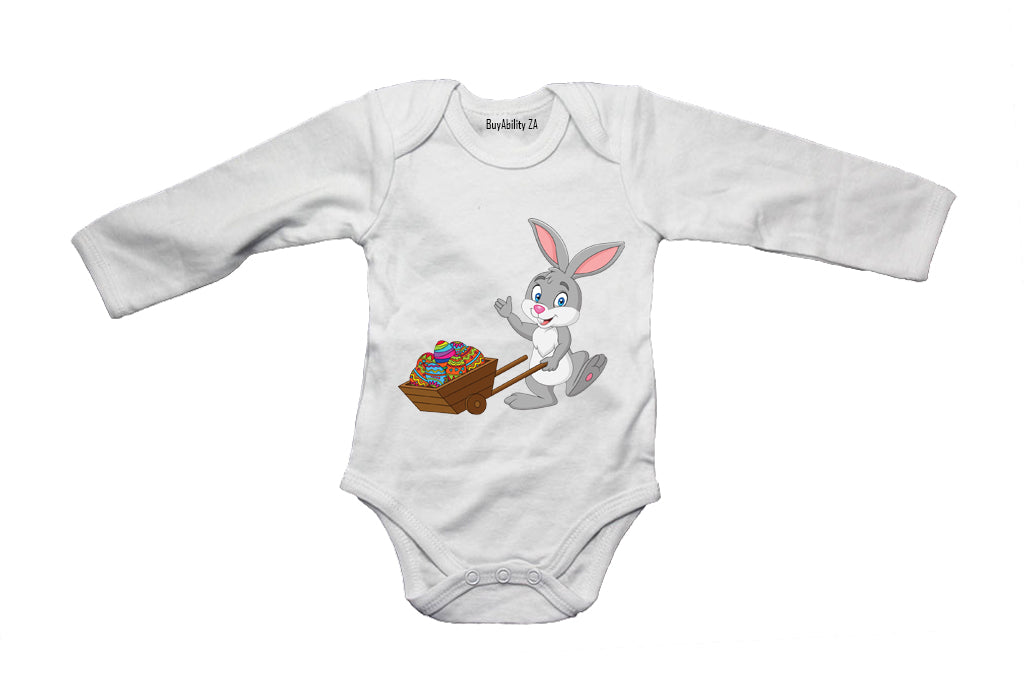 Easter Bunny Wheelbarrow - Baby Grow