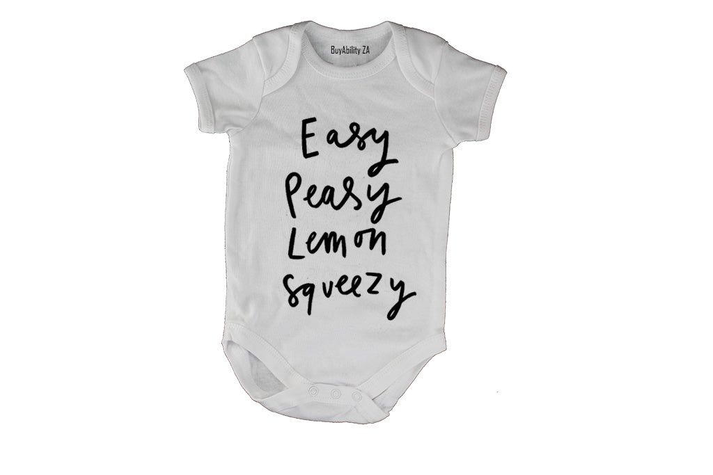 Easy Peasy, Lemon Squeezy - Baby Grow