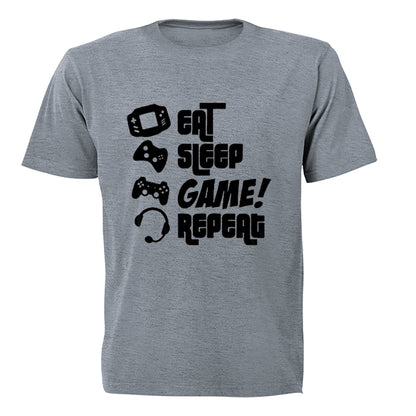 Eat. Sleep. Game - Adults - T-Shirt - BuyAbility South Africa
