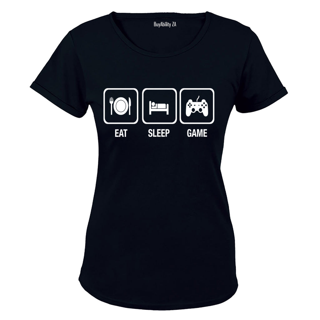 Eat. Sleep. Game - Ladies - T-Shirt