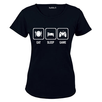 Eat. Sleep. Game - Ladies - T-Shirt