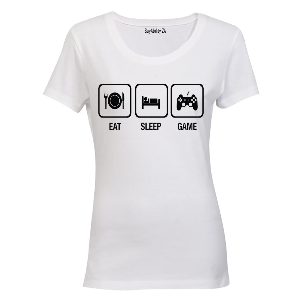 Eat. Sleep. Game - Ladies - T-Shirt