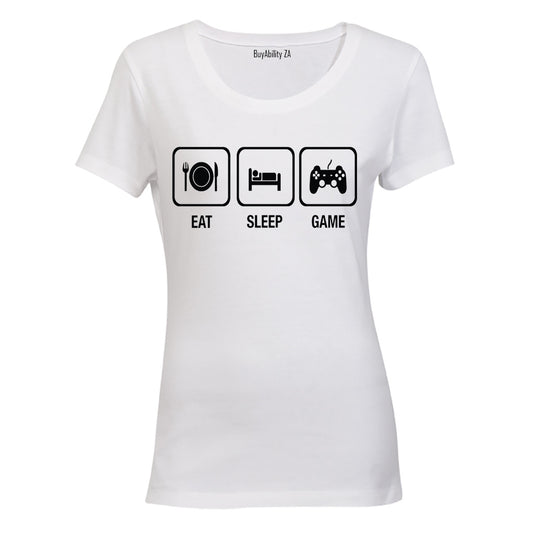 Eat. Sleep. Game - Ladies - T-Shirt