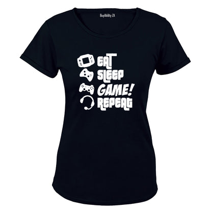 Eat. Sleep. Game - Ladies - T-Shirt