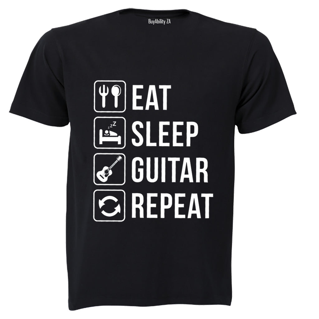 Eat. Sleep. GUITAR - Adults - T-Shirt