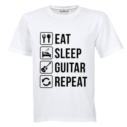 Eat. Sleep. GUITAR - Adults - T-Shirt