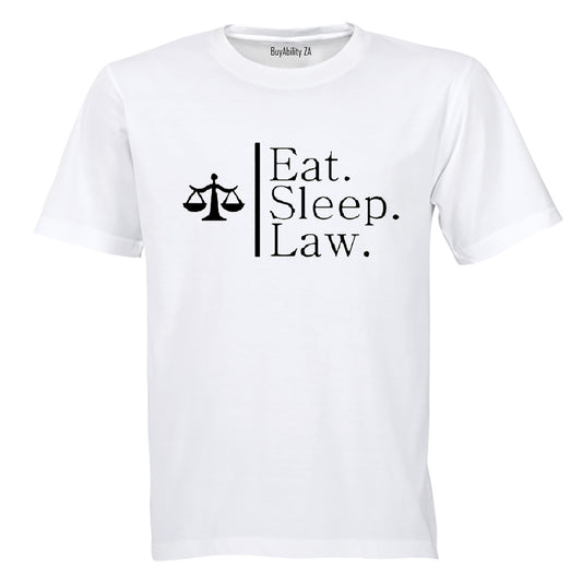 Eat. Sleep. Law. - Adults - T-Shirt