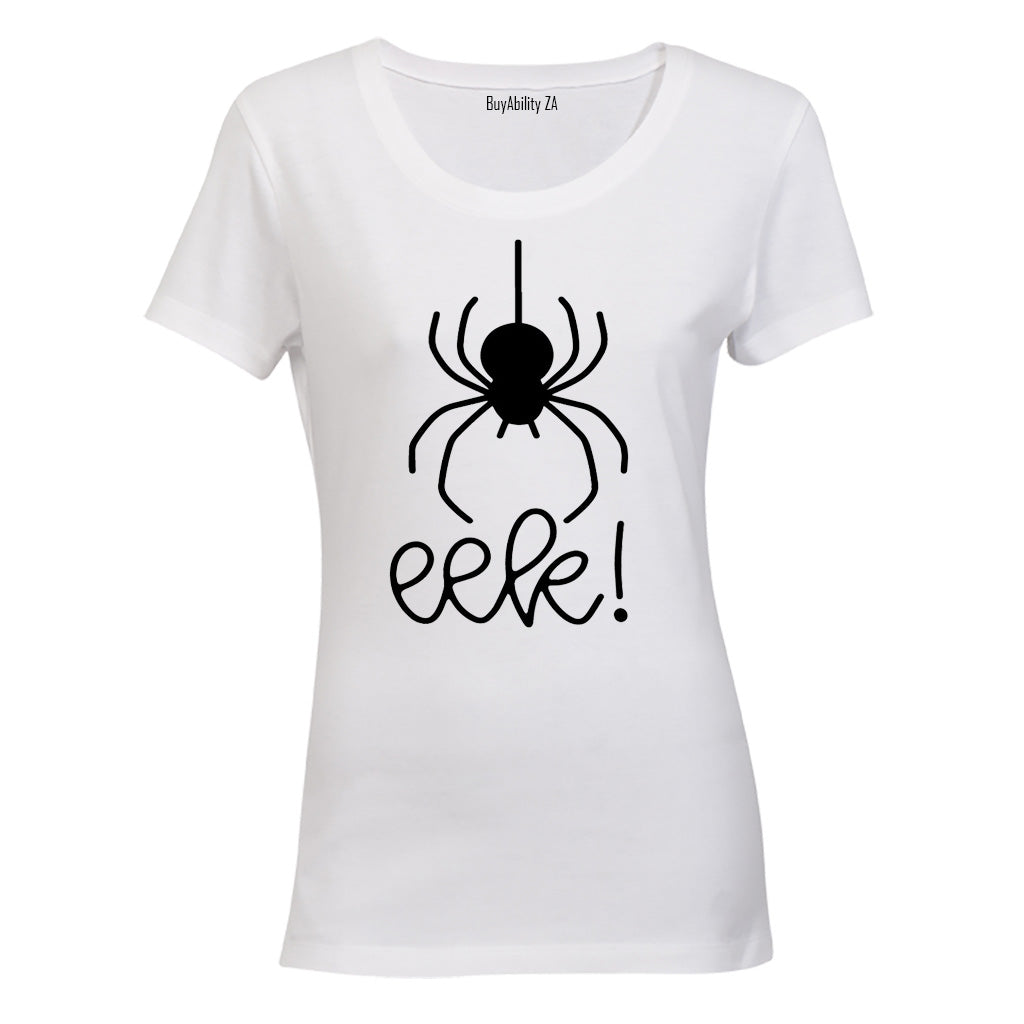 EEK - Spider - Halloween - Ladies - T-Shirt