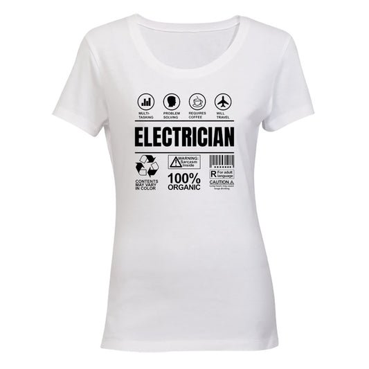 Electrician Label - Ladies - T-Shirt - BuyAbility South Africa