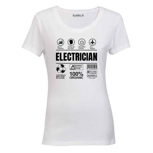 Electrician Label - Ladies - T-Shirt