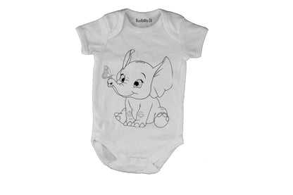 Elephant - Baby Grow