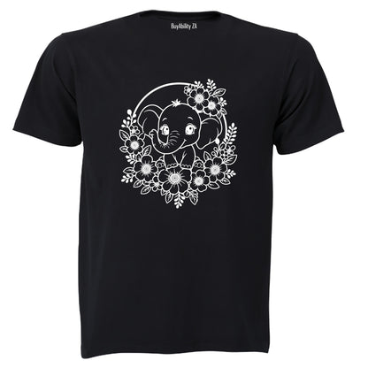 Elephant Wreath - Kids T-Shirt - BuyAbility South Africa