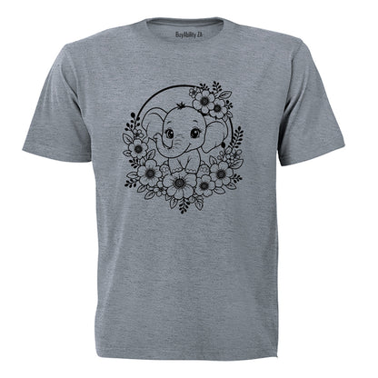 Elephant Wreath - Kids T-Shirt - BuyAbility South Africa