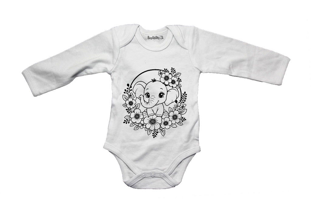 Elephant Wreath - Baby Grow - BuyAbility South Africa
