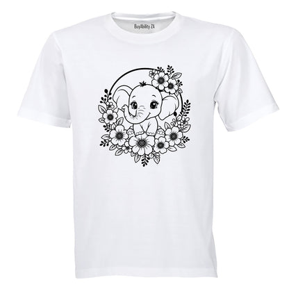 Elephant Wreath - Kids T-Shirt - BuyAbility South Africa