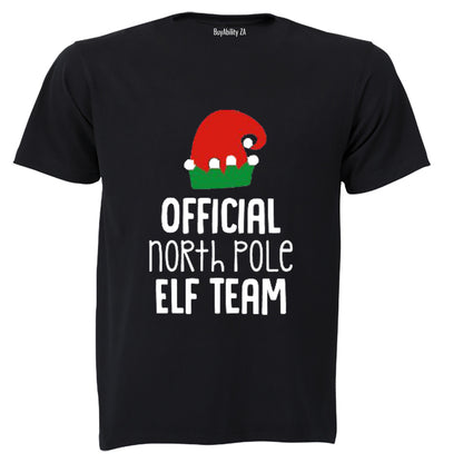 Official North Pole Team - Christmas - Adults - T-Shirt