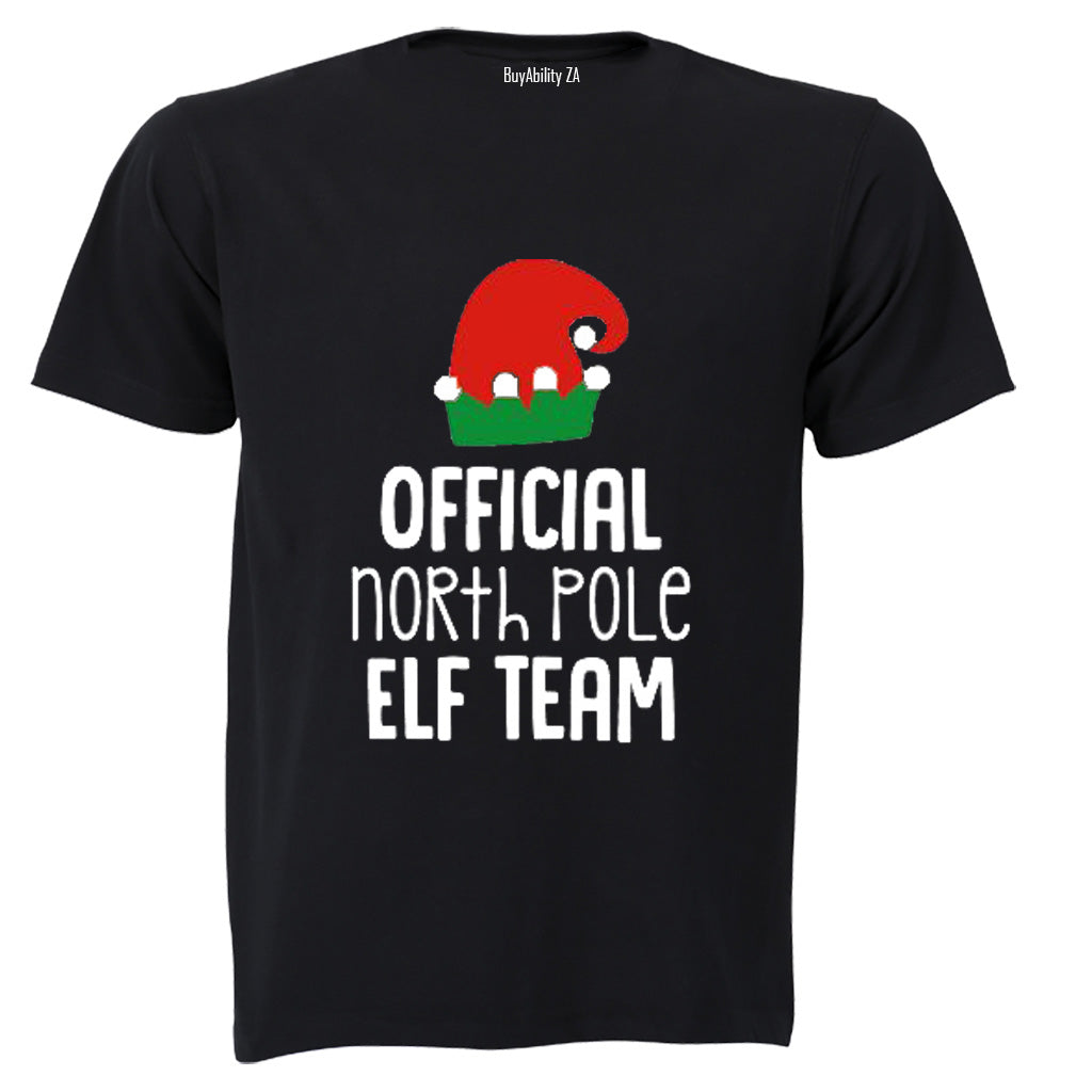 Official North Pole Team - Christmas - Kids T-Shirt