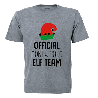 Official North Pole Team - Christmas - Adults - T-Shirt