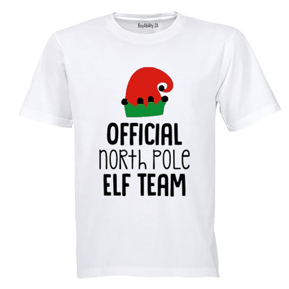 Official North Pole Team - Christmas - Adults - T-Shirt
