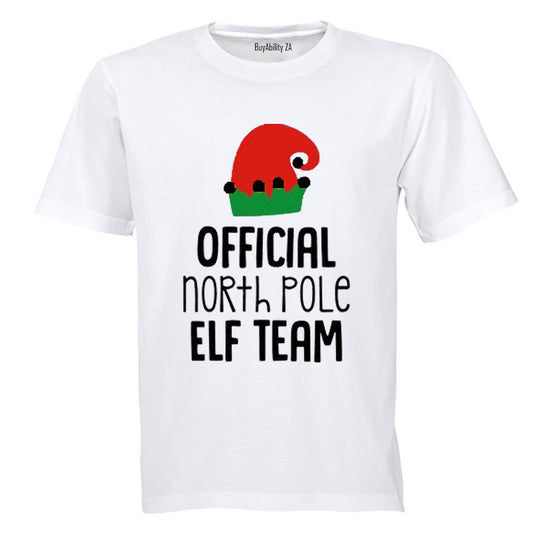 Official North Pole Team - Christmas - Adults - T-Shirt