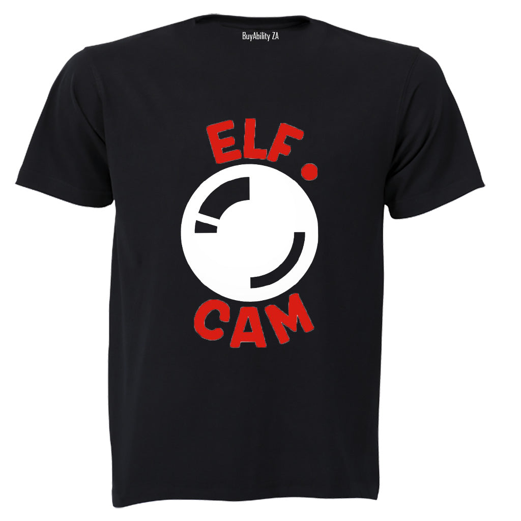 Christmas Elf Cam - Adults - T-Shirt