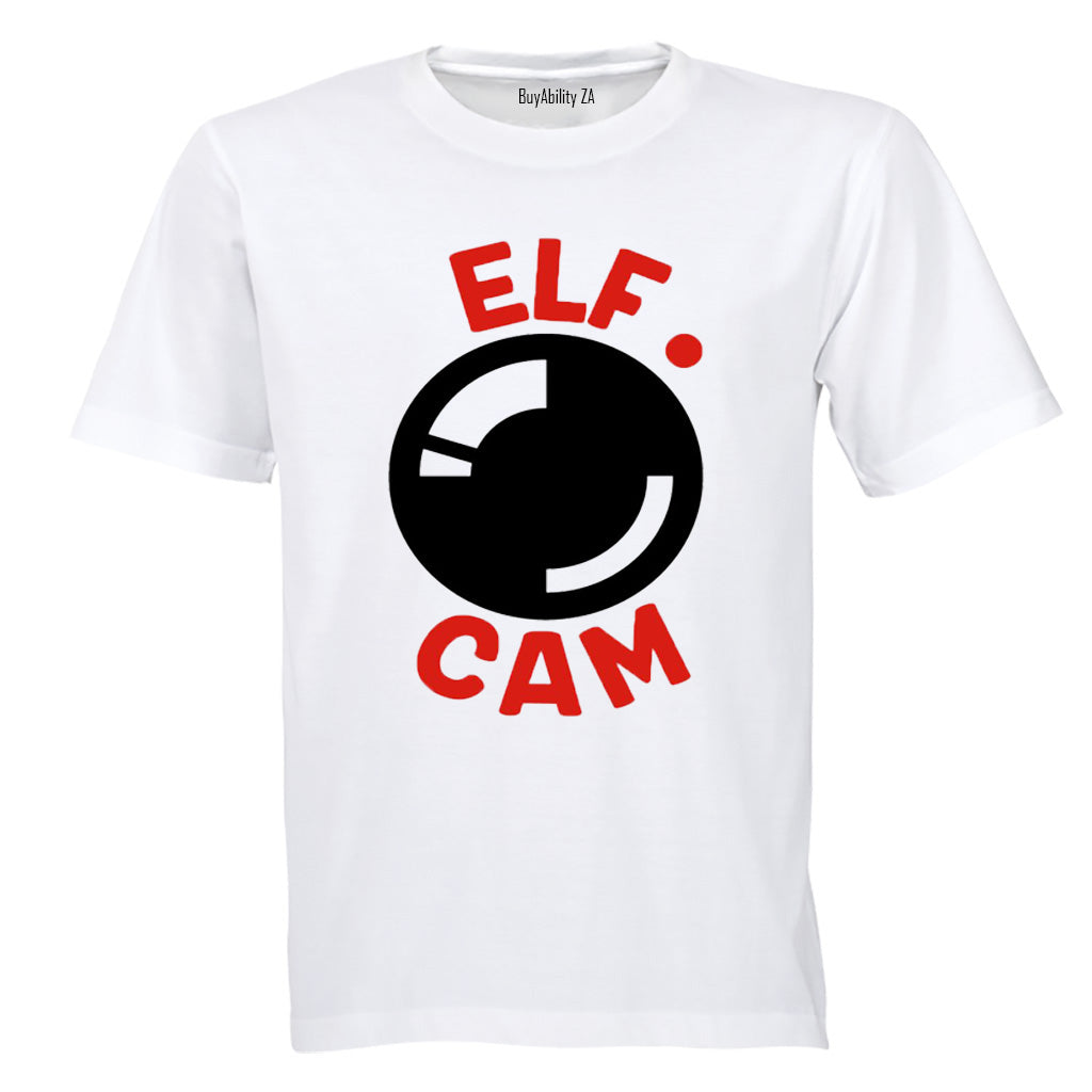 Christmas Elf Cam - Adults - T-Shirt