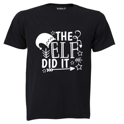 Elf Did It - Christmas - Adults - T-Shirt