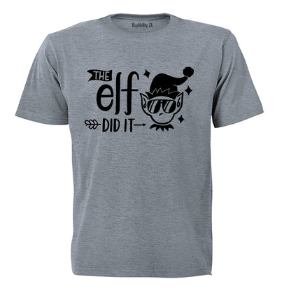 Elf Did It - Christmas - Adults - T-Shirt