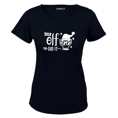 Elf Did It - Christmas - Ladies - T-Shirt
