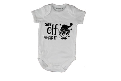 Elf Did It - Christmas - Baby Grow
