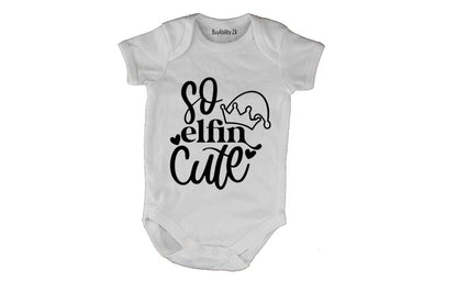 Elfin Cute - Christmas - Baby Grow