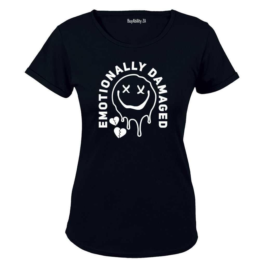 Emotionally Damaged - Ladies - T-Shirt - BuyAbility South Africa