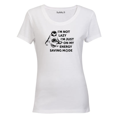 Energy Saving Mode Sloth - Ladies - T-Shirt - BuyAbility South Africa