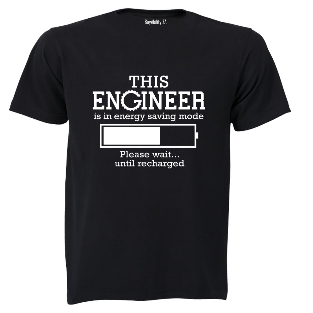 Engineer - Energy Saving Mode - Adults - T-Shirt
